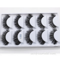 Partihandel 5 par 3d mink päls false eyelash 3d mink ögonfransar